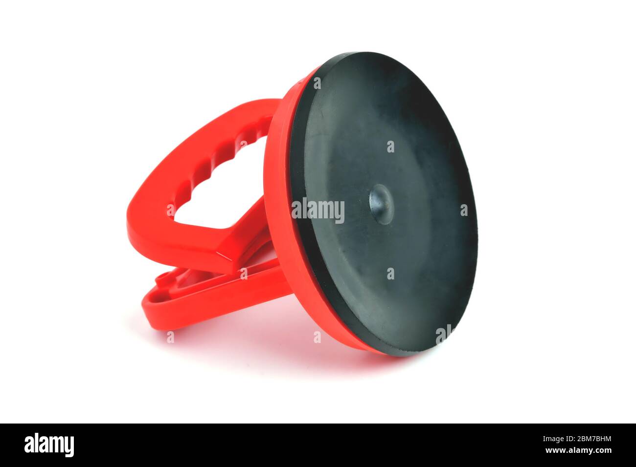 dispositivo per il trasporto di vetro, piano di aspirazione vetro sottovuoto colore rosso Foto Stock