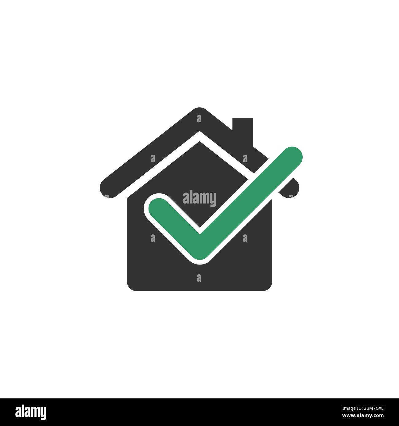 Selezionare Contrassegna disegno grafico modello logo Home o icona Casa. EPS vettoriale 10. Foto Stock