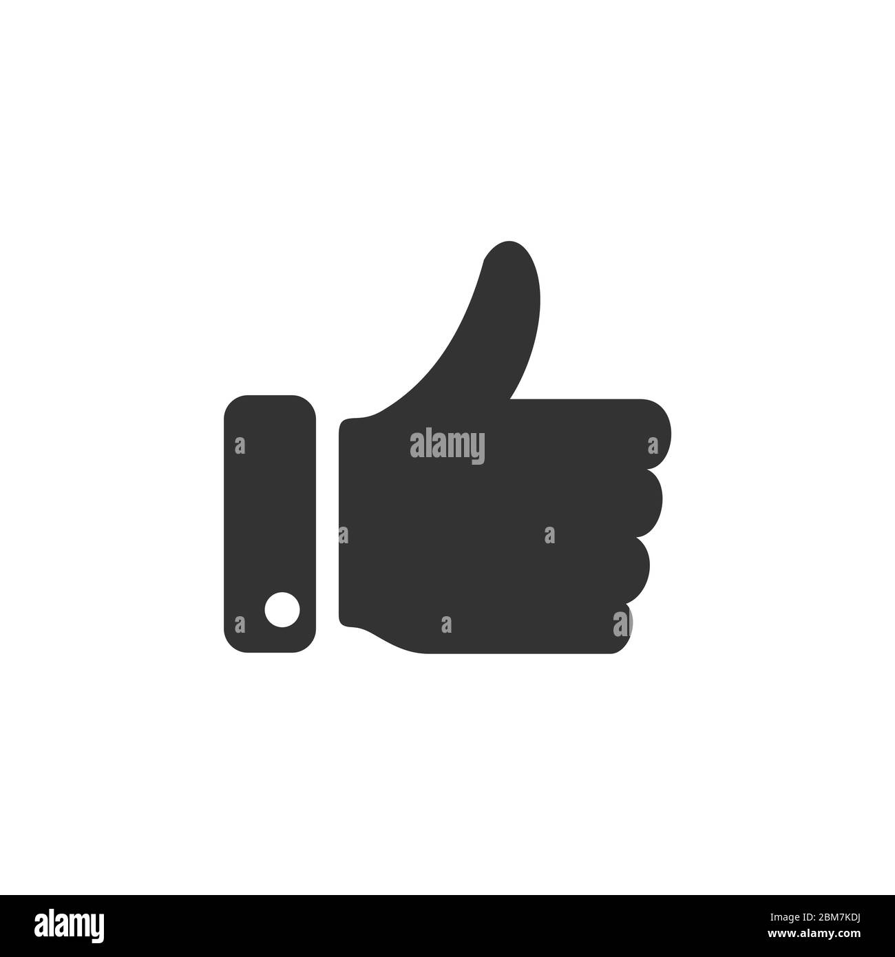 Come icona Thumb Up modello Logo Illustrazione Design. EPS vettoriale 10. Foto Stock