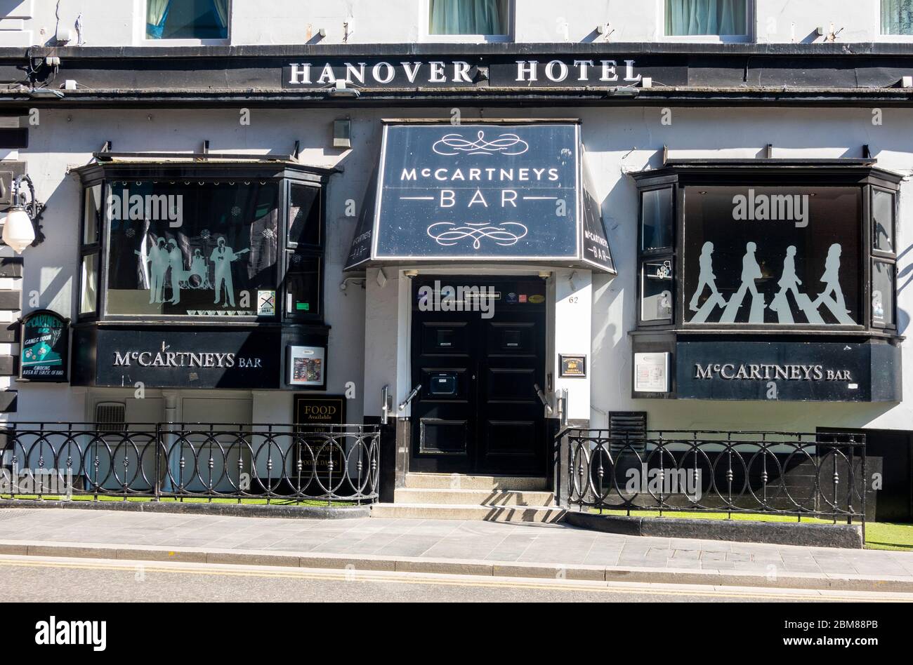 McCartney's Bar su Hanover Street a Liverpool Foto Stock