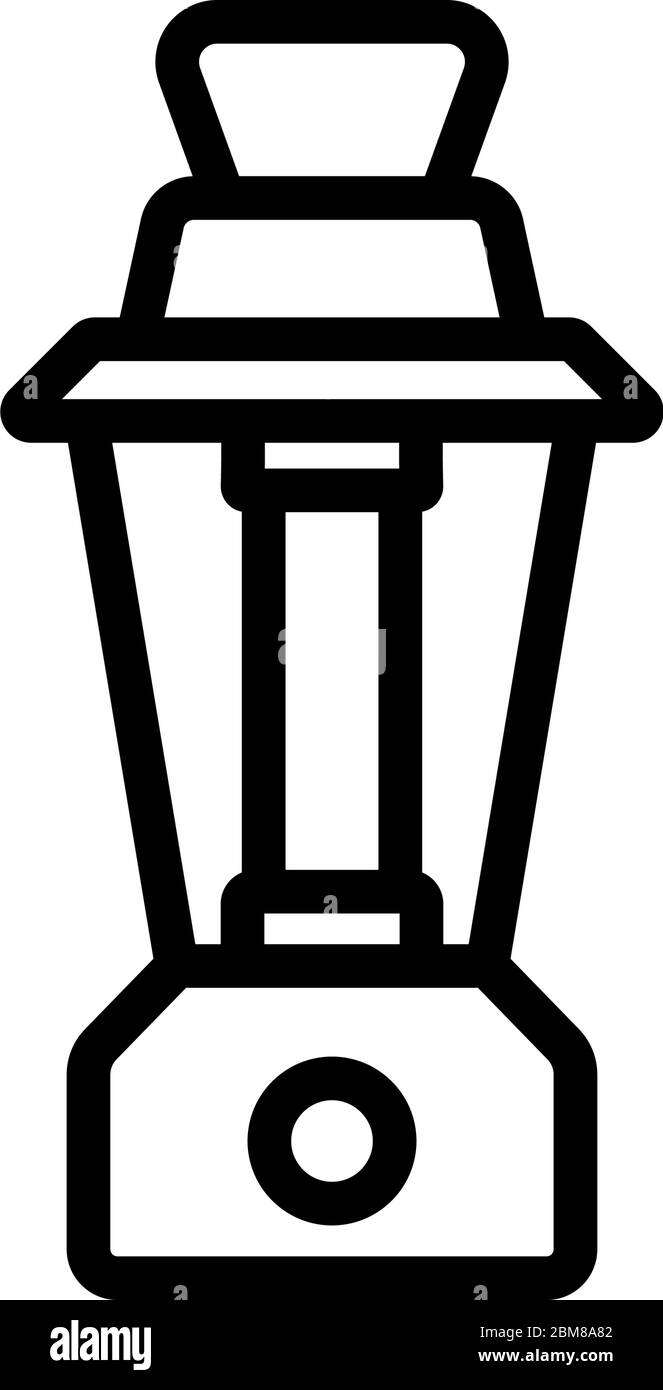 illustrazione del profilo vettoriale dell'icona della spia dell'olio combustibile Illustrazione Vettoriale