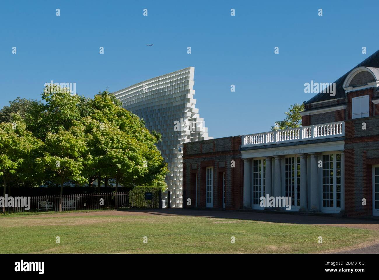 Summer Pavilion Serpentine Galleries Serpentine Pavilion 2016, Kensington Gardens, London, W2 3XA by BIG Bjarke Ingels Group Foto Stock