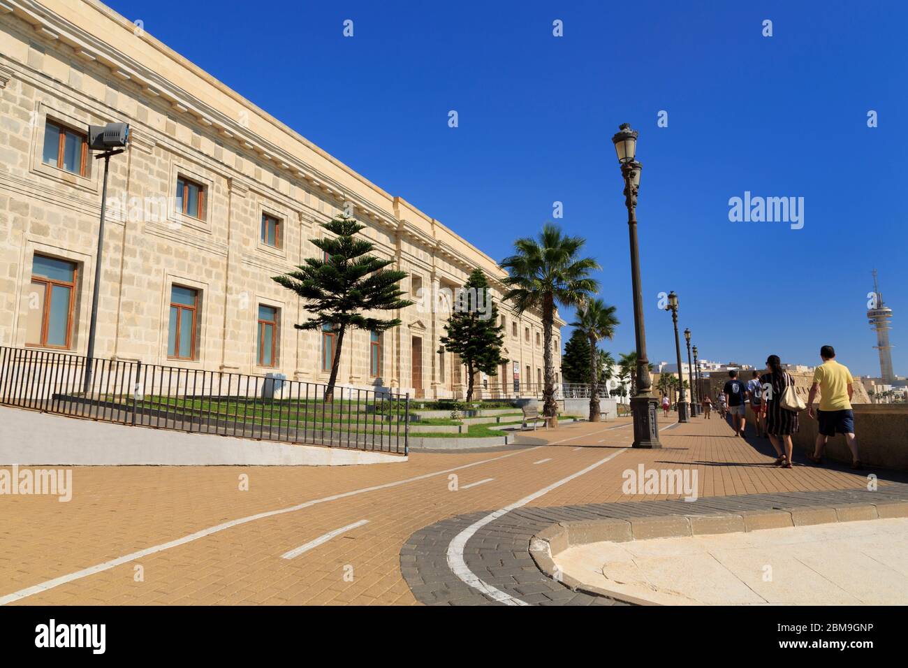 Casa De Iberoamerica, Cadice City, Andalusia, Spagna, Europa Foto Stock