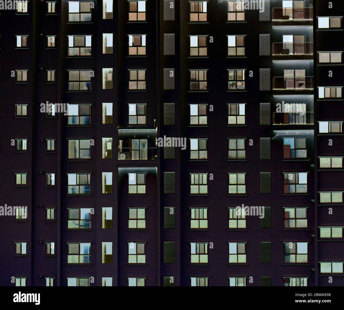 edificio in una città metropolitana Foto Stock