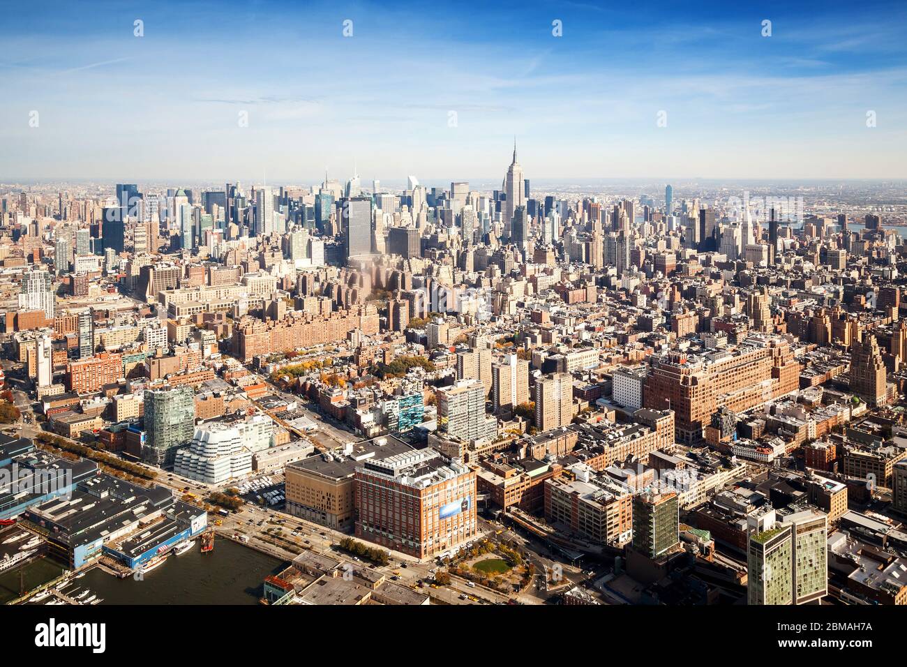 Vista su New York City, USA, New York City Foto Stock