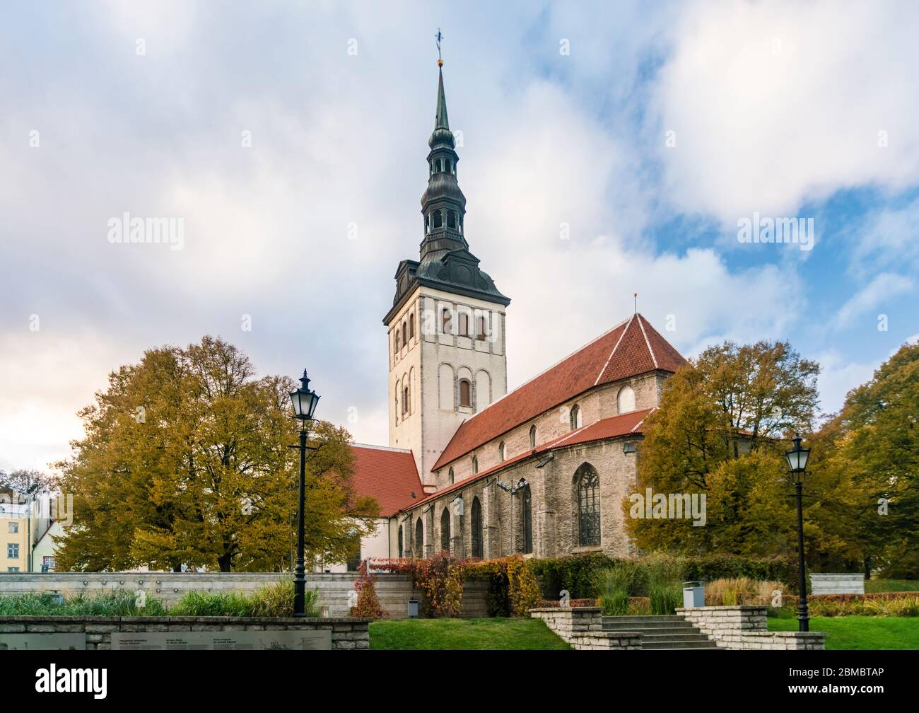 Chiesa di San Nicola e Museo 'Niguliste kirik' nel centro storico Foto Stock