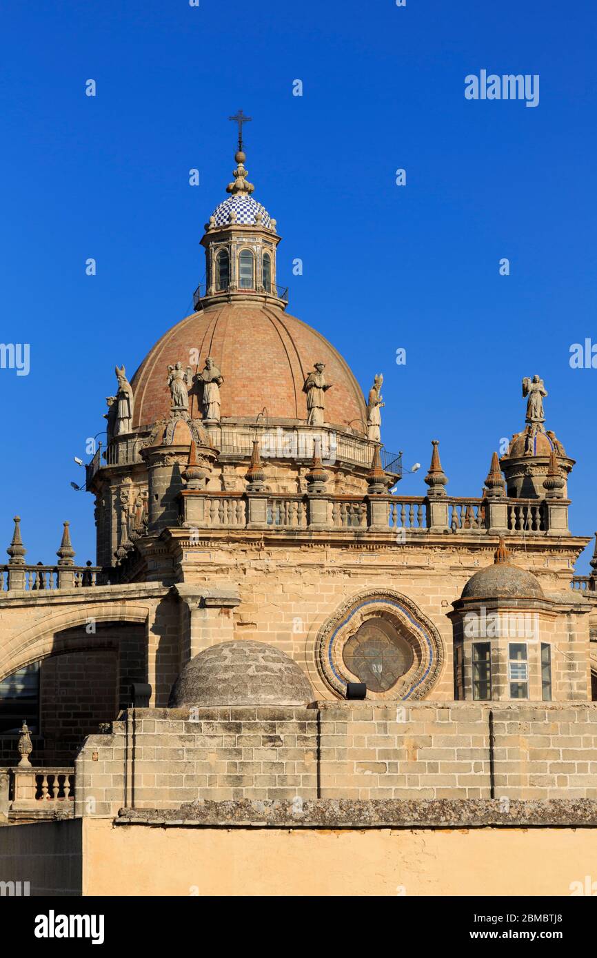 Cattedrale, Jerez de la Frontera City, Andalusia, Spagna, Europa Foto Stock