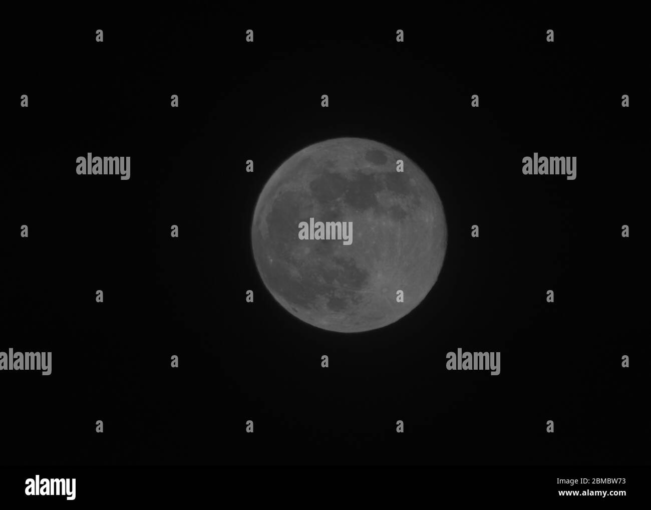 Eclissi lunare totale, Luna piena, Luna Foto Stock