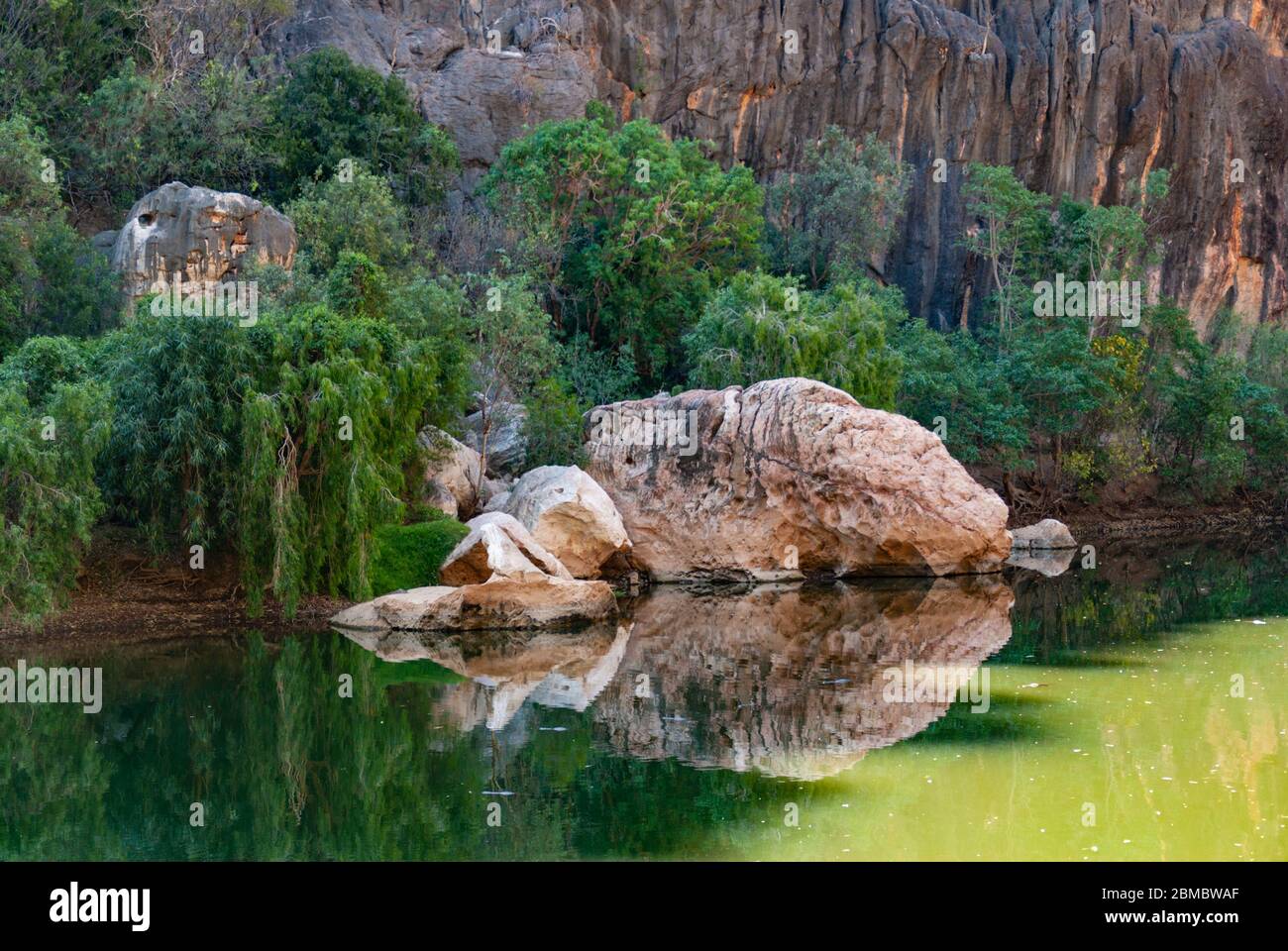 WINDJANA GORGE NATIONAL PARK, KIMBERELY, AUSTRALIA OCCIDENTALE, AUSTRALIA Foto Stock