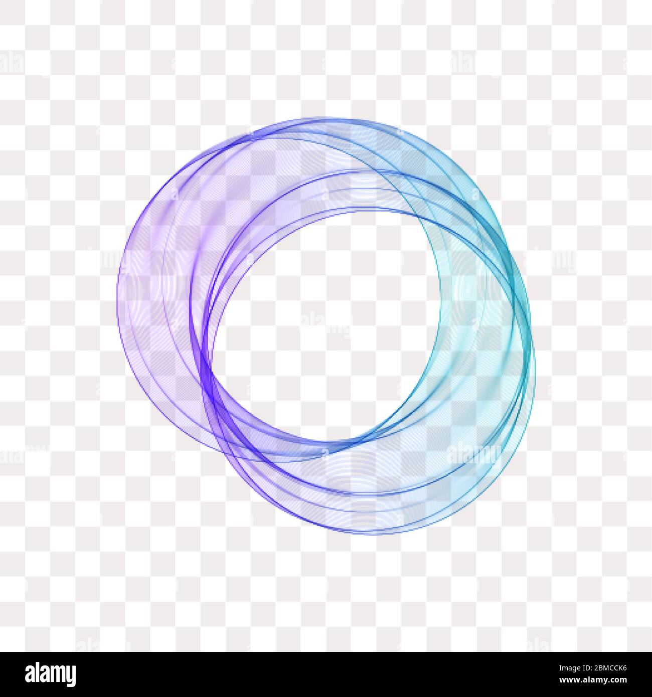 Abstract sfondo con cerchi blu Illustrazione Vettoriale