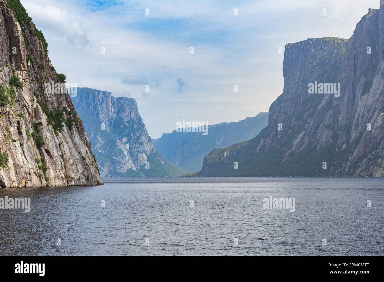 Western Brook Pond,Parco Nazionale Gros Morne,Terranova Foto Stock