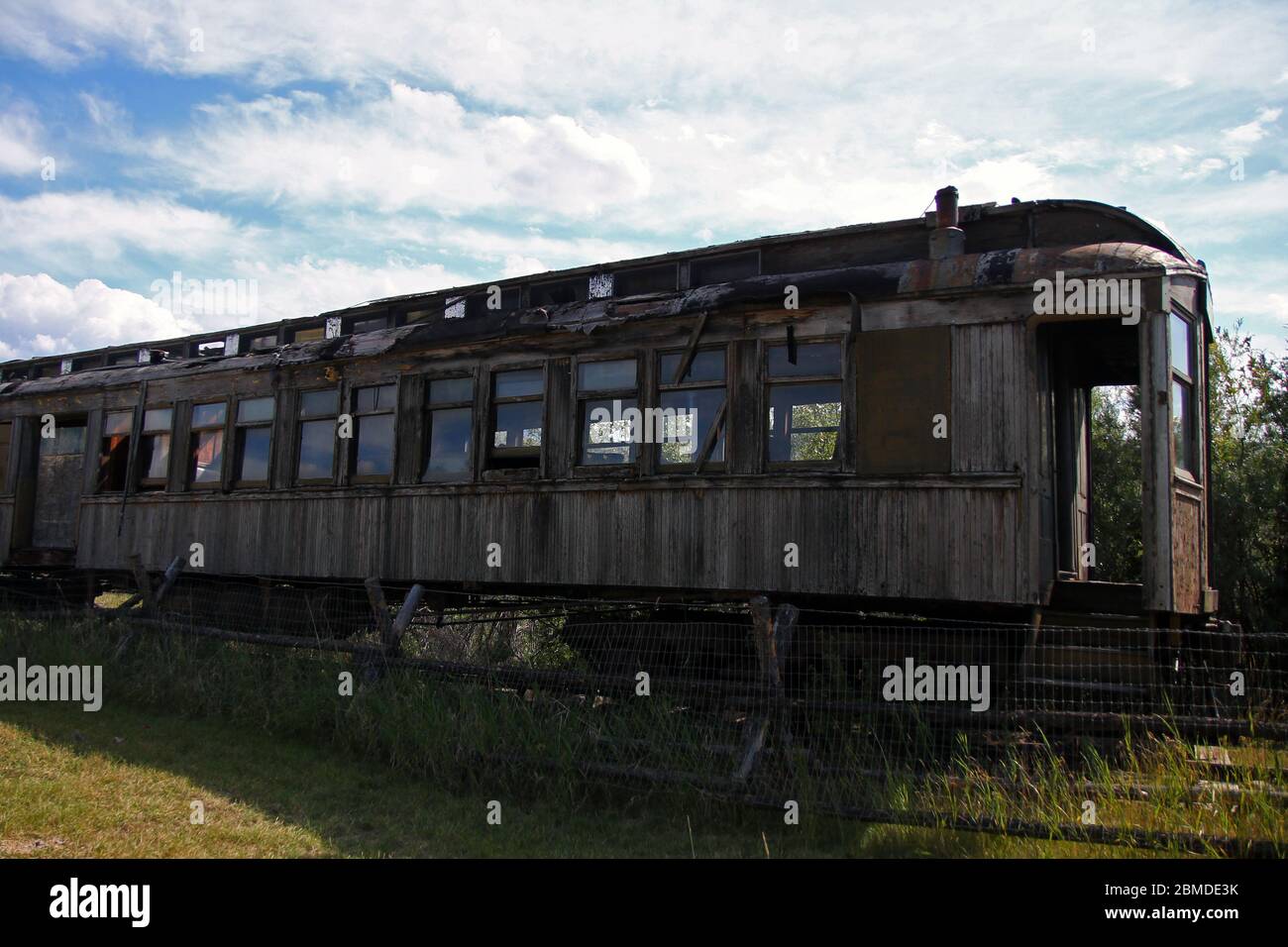 Il treno spaventoso Foto Stock