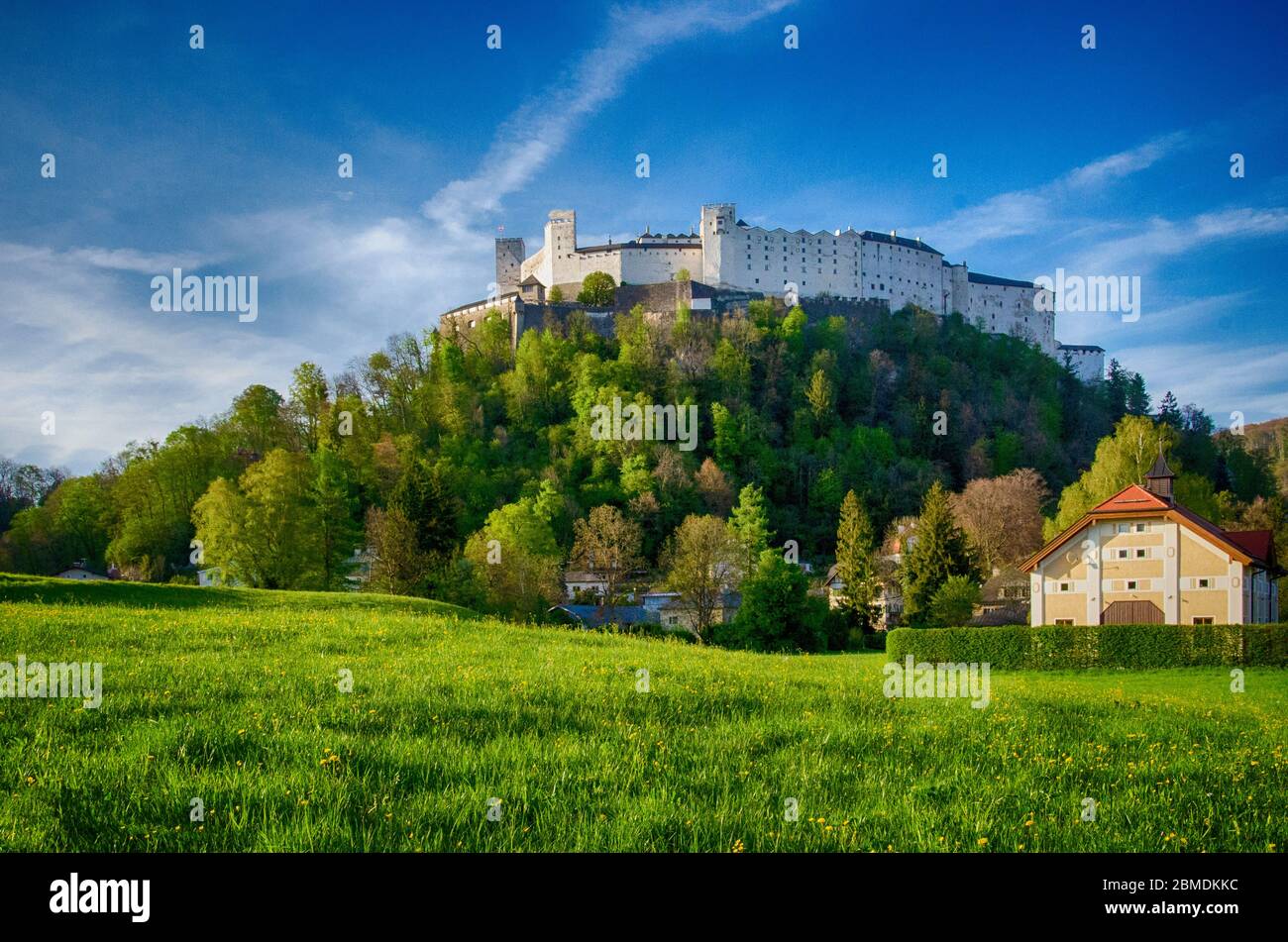 Castello di Salisburgo, Austria Foto Stock