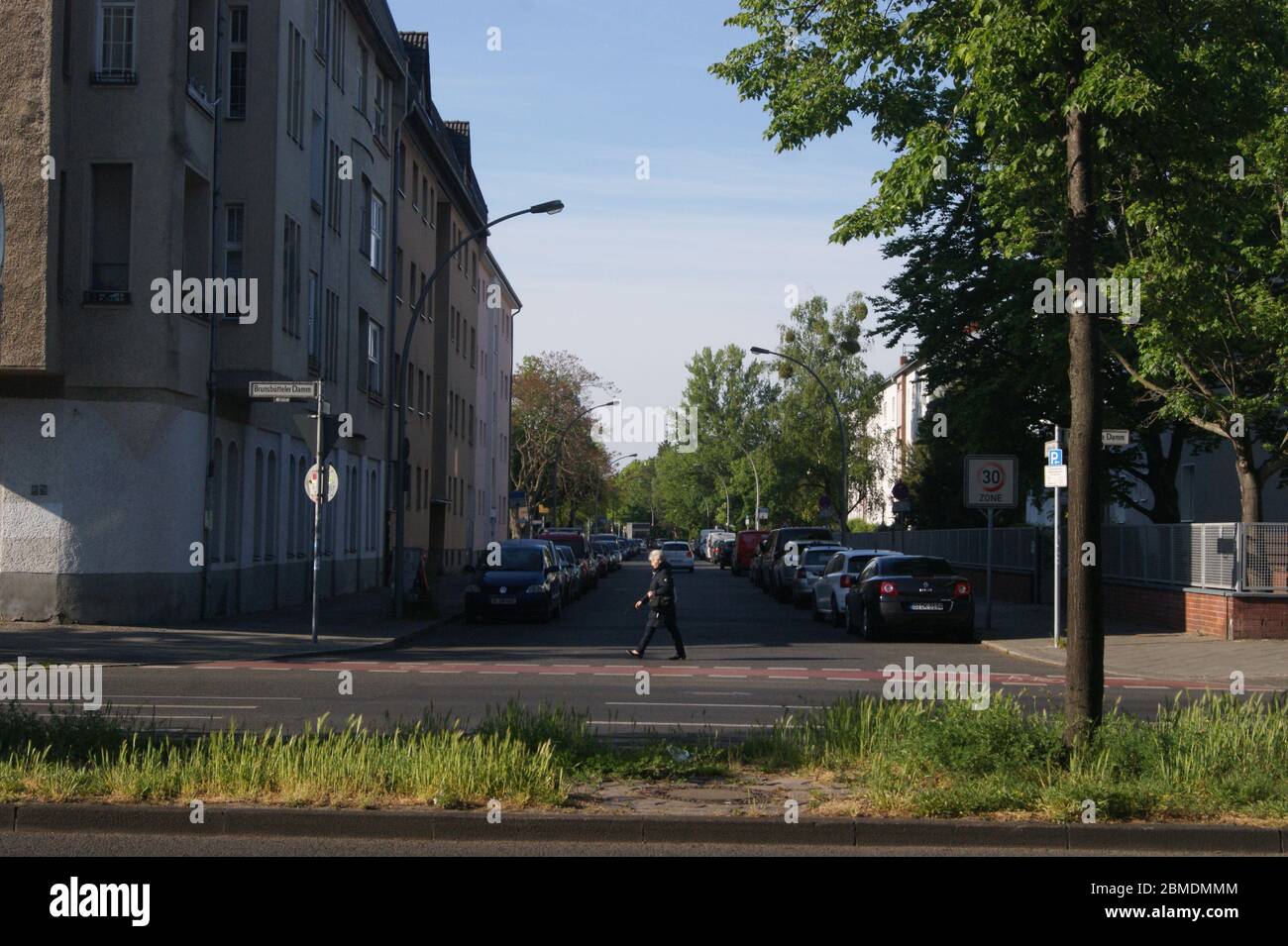 1910-Sweether Weg in Berlin-Spandau wurde trägt angelegt, 17.10.1959 seinNamen seit dem hieß und Straße zuvor Kieler  . Foto Stock