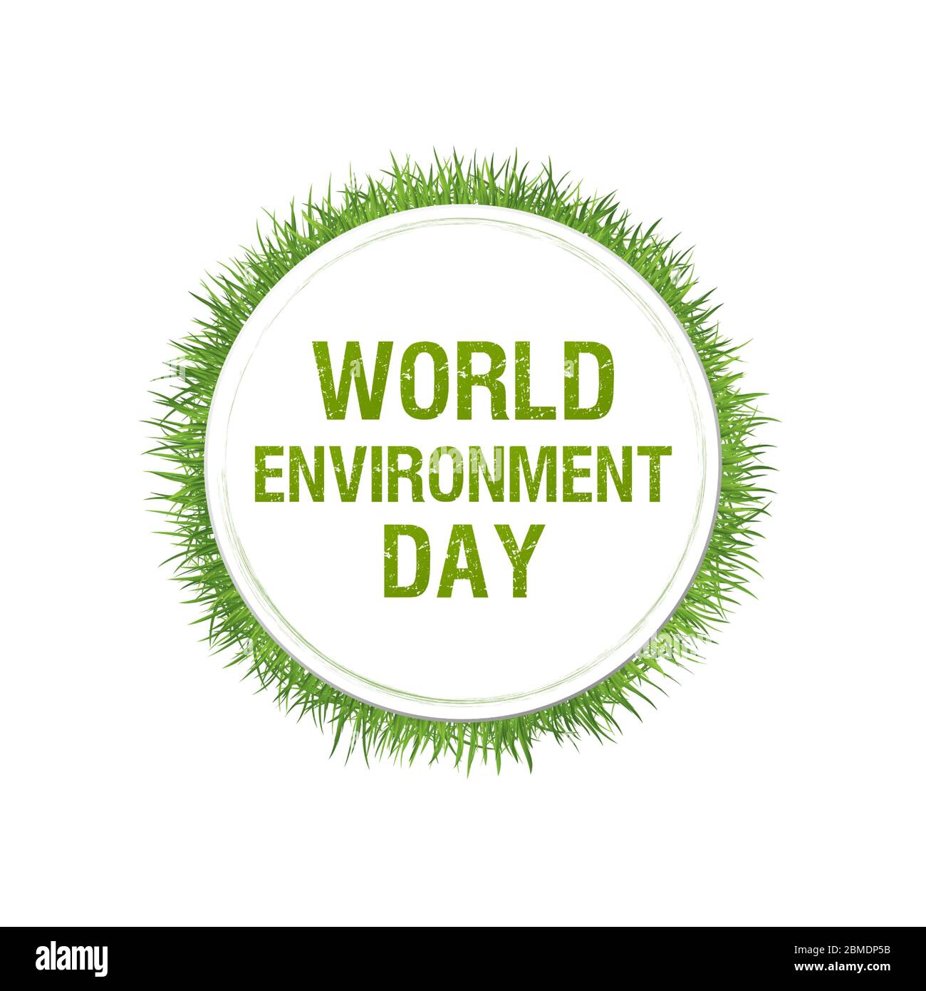 Concetto di Giornata Mondiale dell'ambiente. Illustrazione vettoriale della Giornata Mondiale dell'ambiente Illustrazione Vettoriale