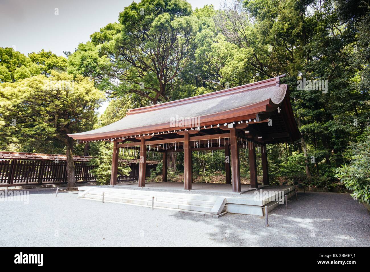 Santuario Meji-jingu a Tokyo Giappone Foto Stock