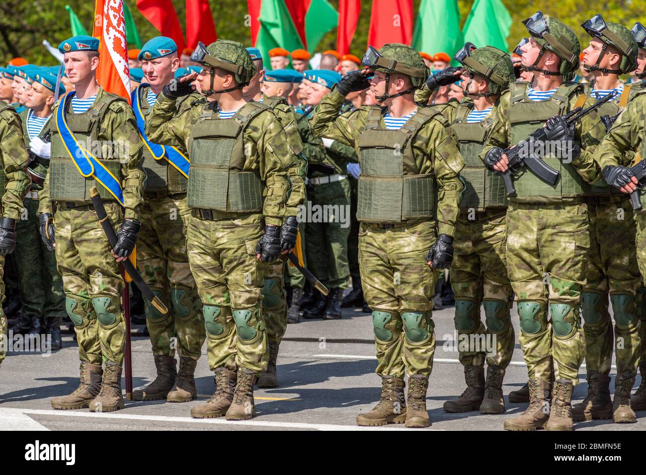 Minsk, Bielorussia 05.09.2020 /2020 Minsk Victory Day Parade Foto Stock