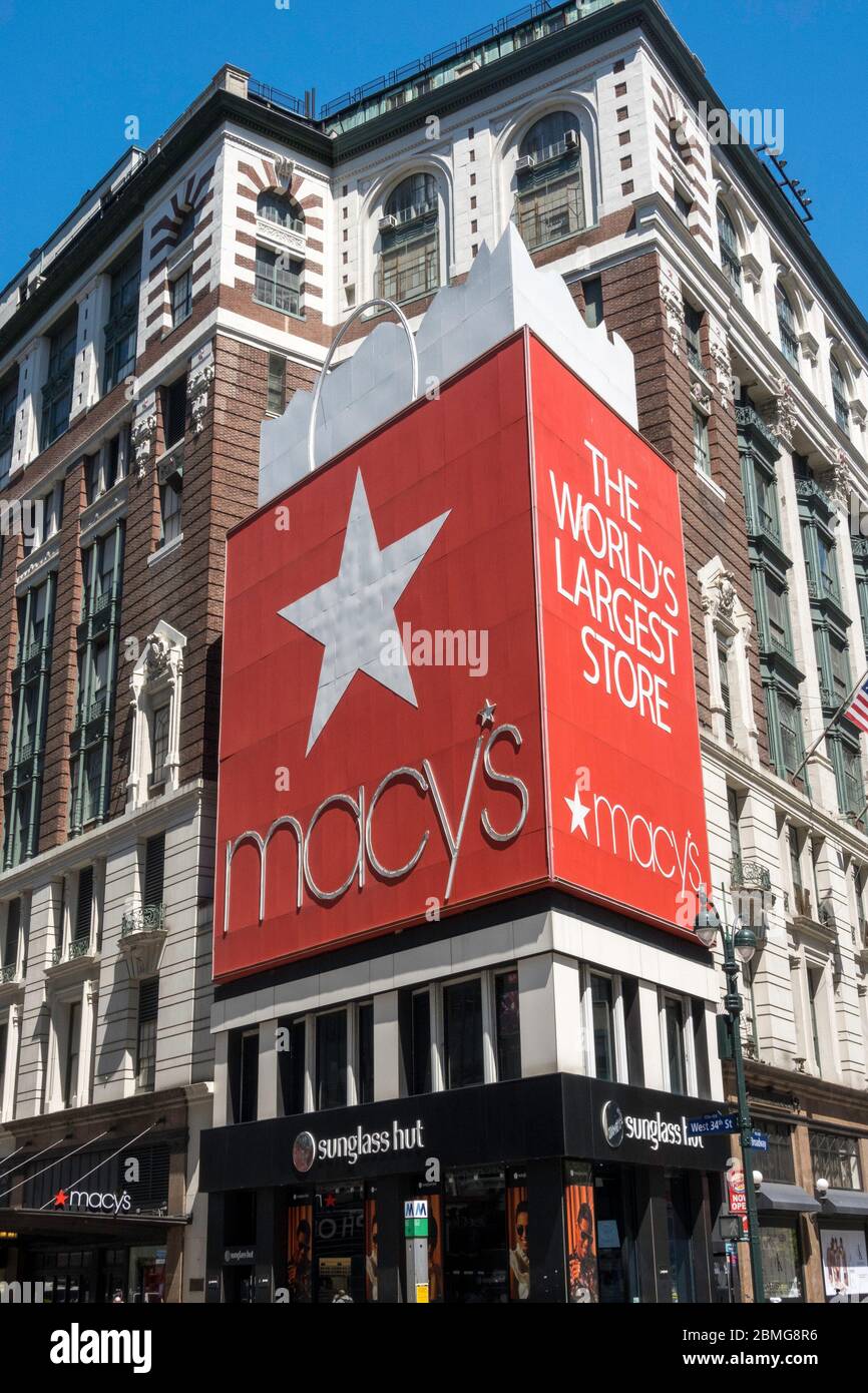 Macy's Flagship Store in Herald Square, NYC Foto Stock
