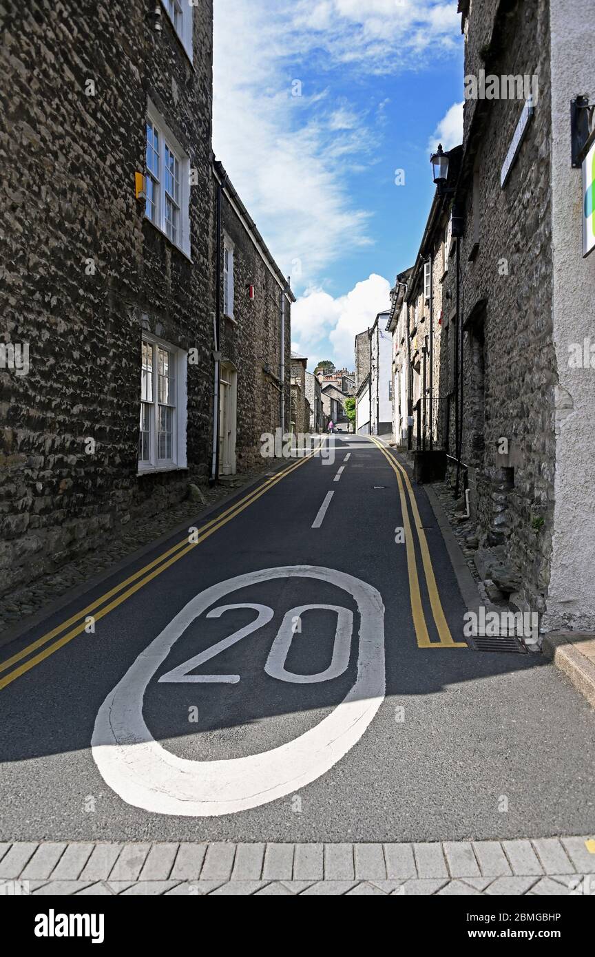 Captain French Lane, Highgate, Kendal, Cumbria, Inghilterra, Regno Unito, Europa. Foto Stock