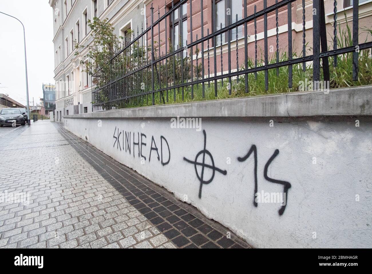 Simboli neo-nazisti a Danzica, Polonia. 5 maggio 2020 © Wojciech Strozyk / Alamy Stock Photo Foto Stock