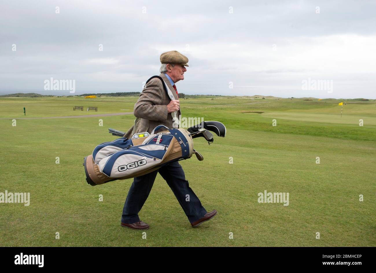 19 maggio 2016: Muirfield Golf Club, East Lothian. Membro di Muirfield fuori dalla clubhouse della Honorable Company of Edinburgh Golfers, Muirfield. Foto Stock
