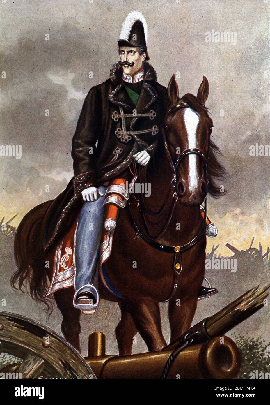 Prima scelta : 'Ritratto de Carlo Alberto de Sardaigne (1798-1849) (Carlo Alberto di Savoia ou Charles-Albert de Savoie) Foto Stock