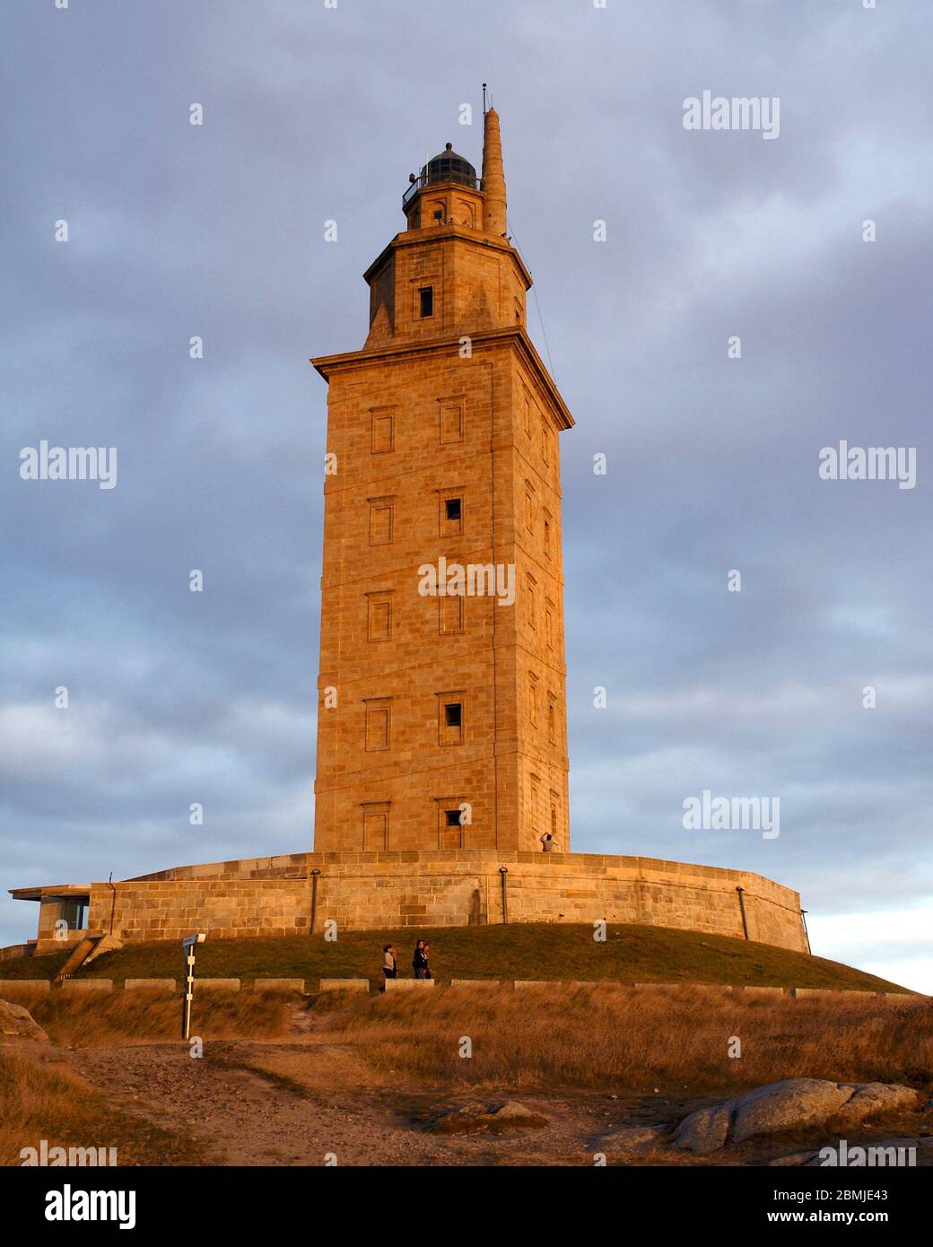 Torre faro de Hércules. La Coruña. Galizia. España Foto Stock