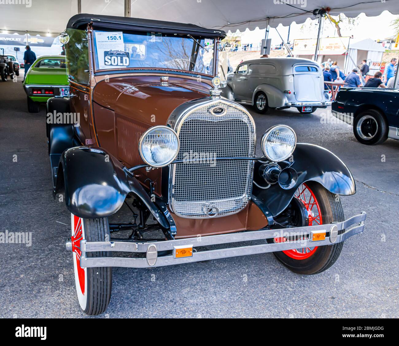 2019 Barrett-Jackson asta Scottsdale, 1929 Ford modello A Roadster Foto Stock