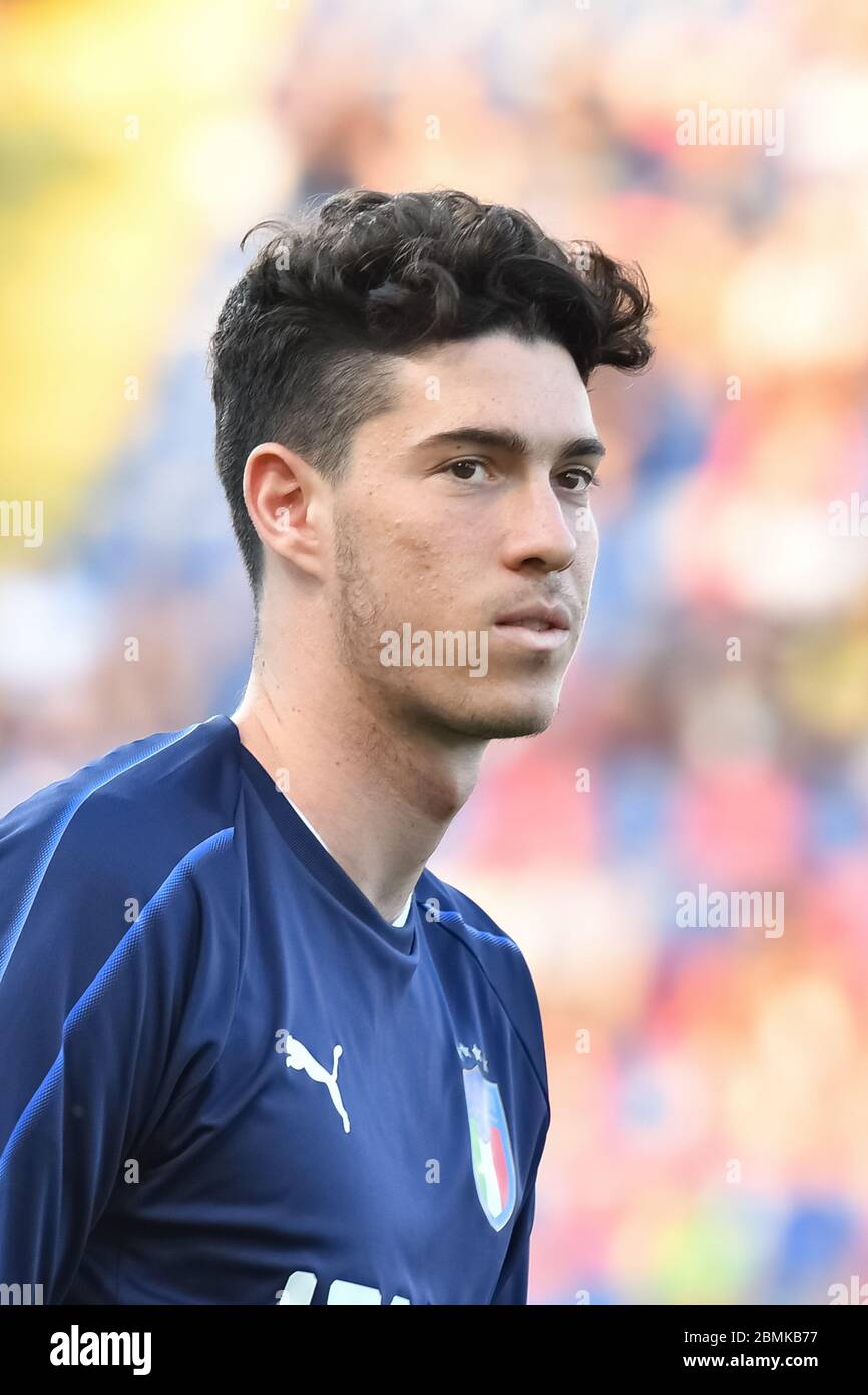 alessandro bastoni durante la nazionale italiana di 21 anni, , italia, Italia, 01 gennaio 2020 Foto Stock