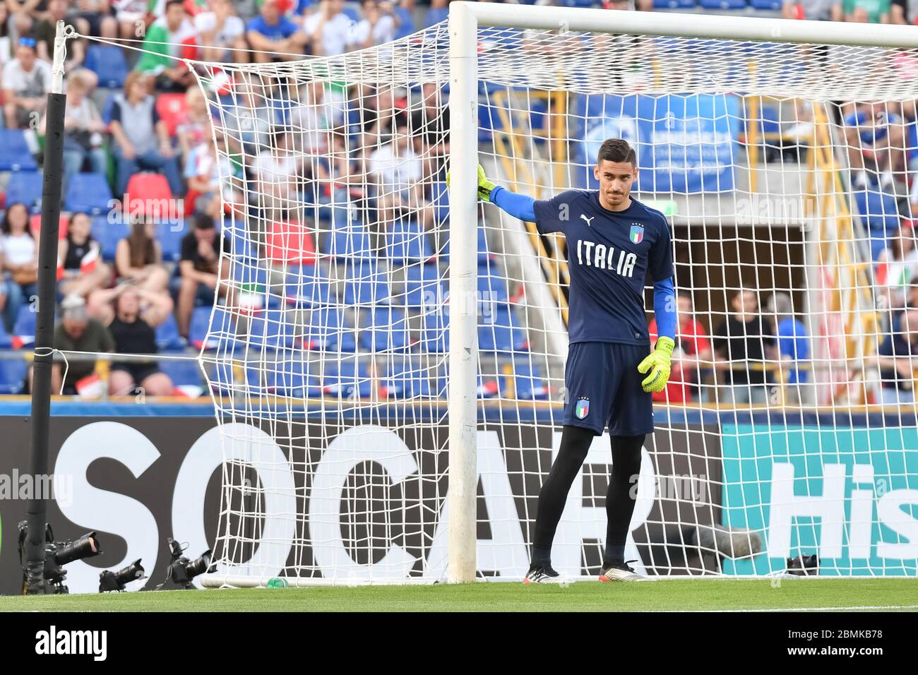 alex meret durante l'Italia sotto 21 nazionale di calcio, , italia, Italia, 01 gennaio 2020 Foto Stock