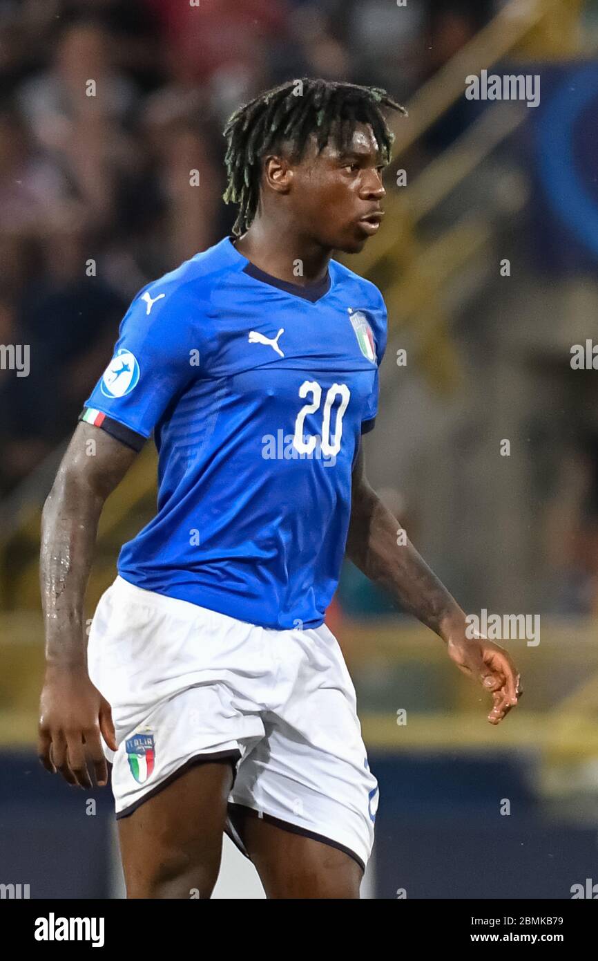 moise kean in Italia sotto 21 squadre nazionali di calcio, , italia, 01 gennaio 2020 Foto Stock