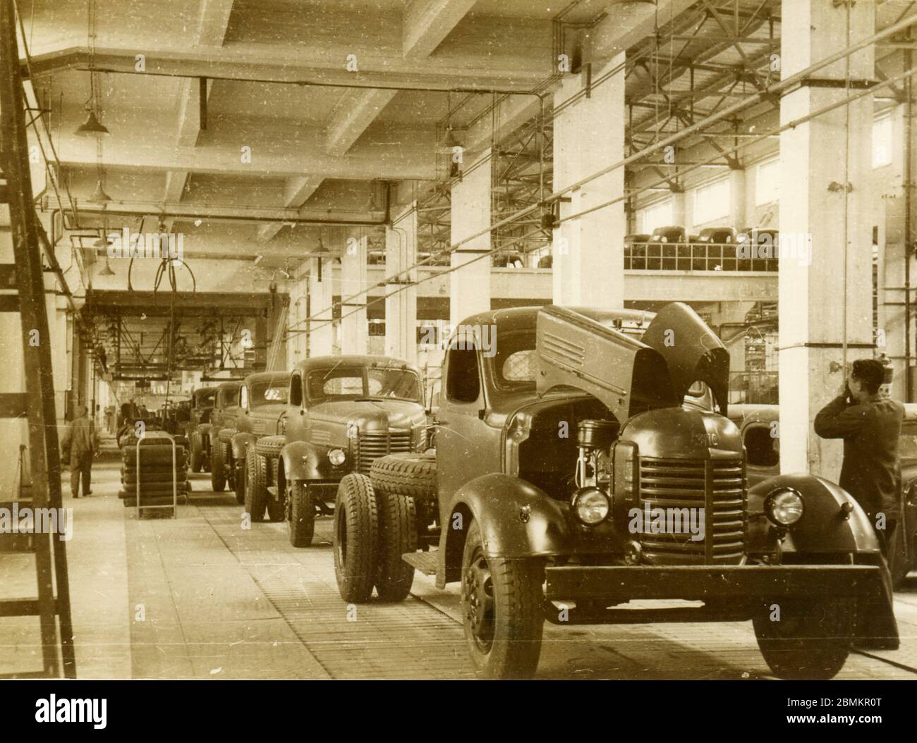 1956 - fabbrica di camion, Changchung, provincia di Jilin, Cina Foto Stock