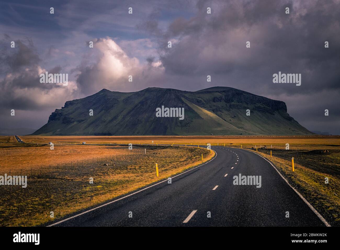 Viaggio su strada - Islanda Foto Stock