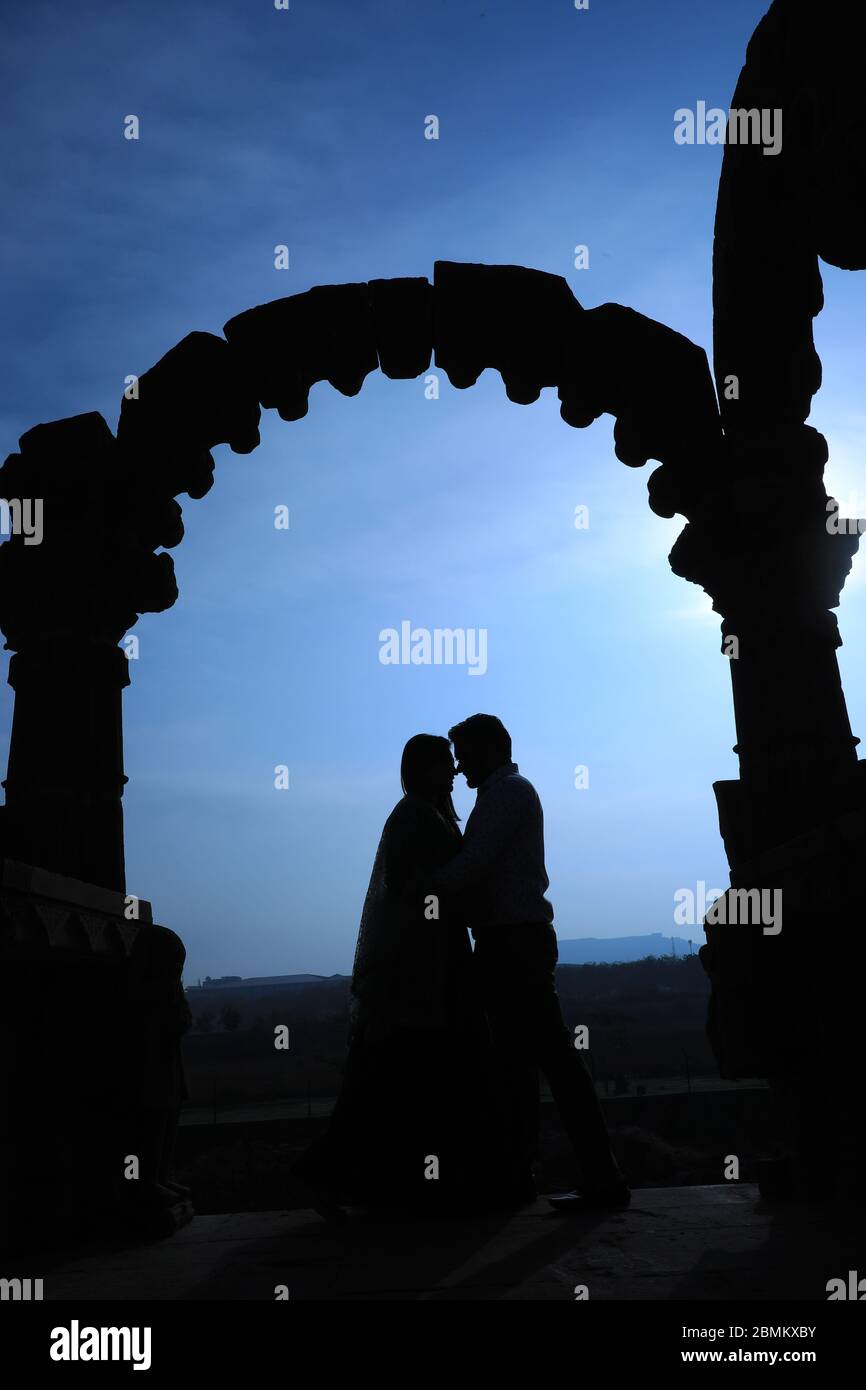 Indian Wedding Ceremony photoshoot alcuni gioielli Foto Stock