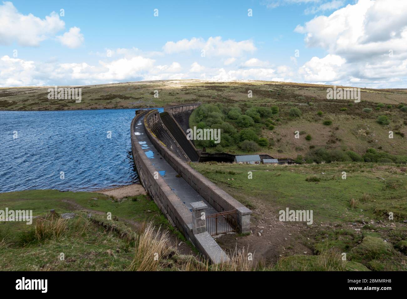 Avon Dam Reservoir, South West Water, Dartmoor Foto Stock