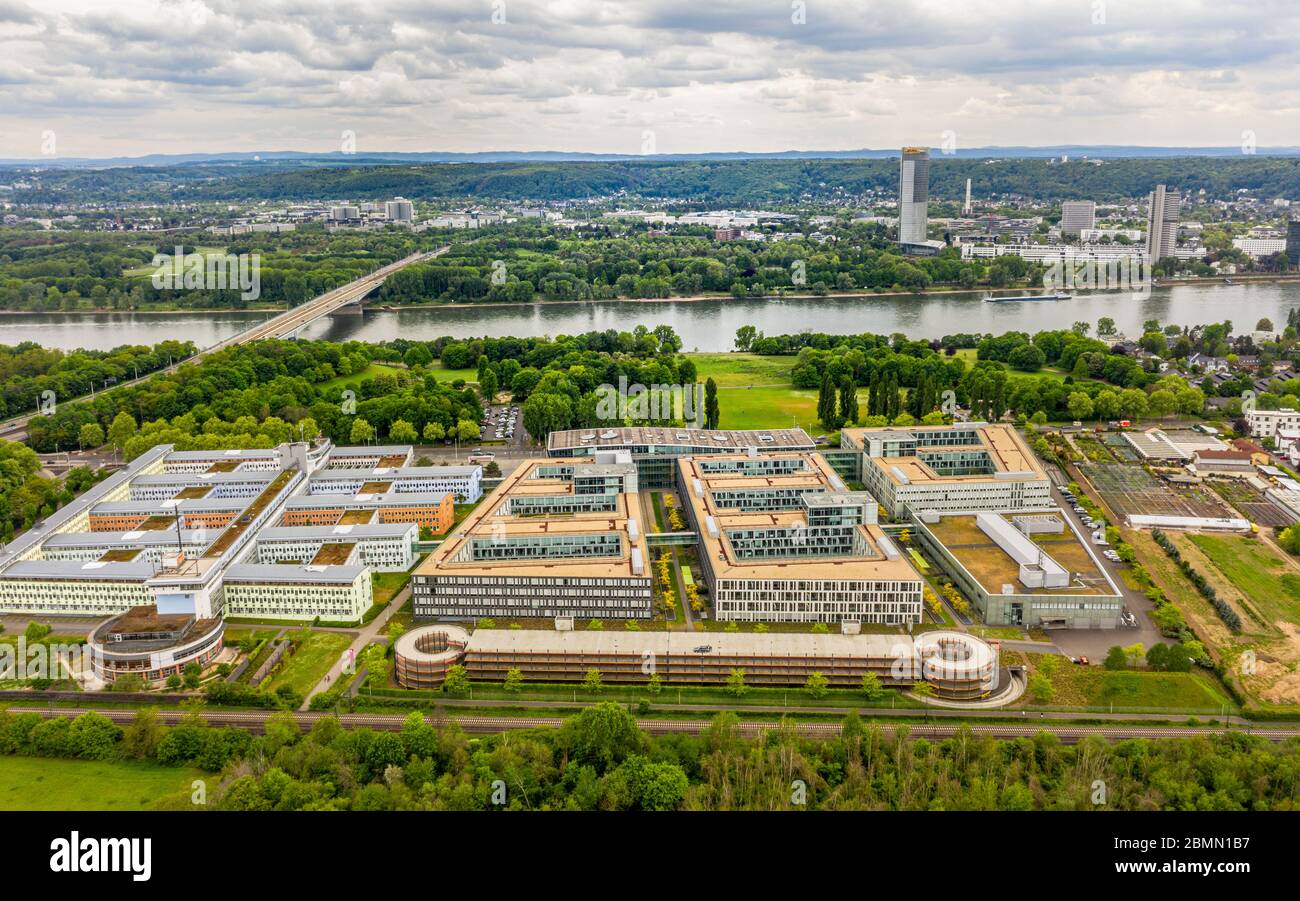Sede centrale edificio della Telekom Deutschland GmbH Società telefonica cellulare Bonn Germania mai 2020 Foto Stock