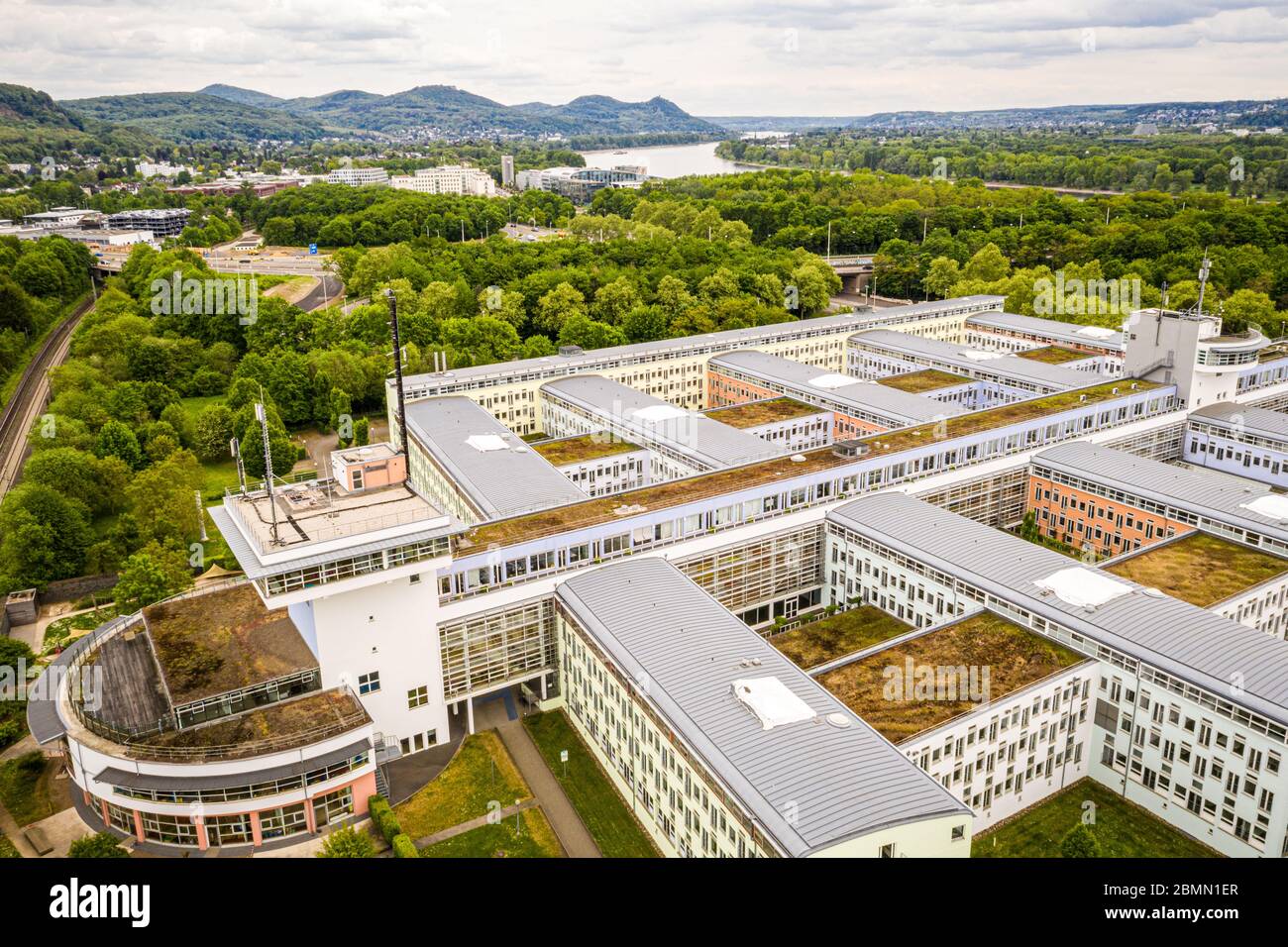 Sede centrale edificio della Telekom Deutschland GmbH Società telefonica cellulare Bonn Germania mai 2020 Foto Stock