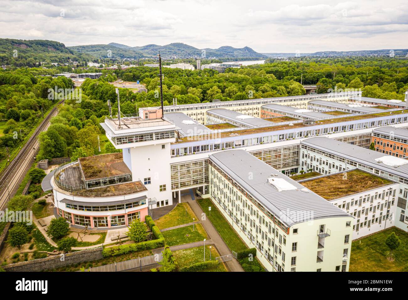 Sede centrale edificio della Telekom Deutschland GmbH Società telefonica cellulare Bonn Germania mai 2020 Foto Stock
