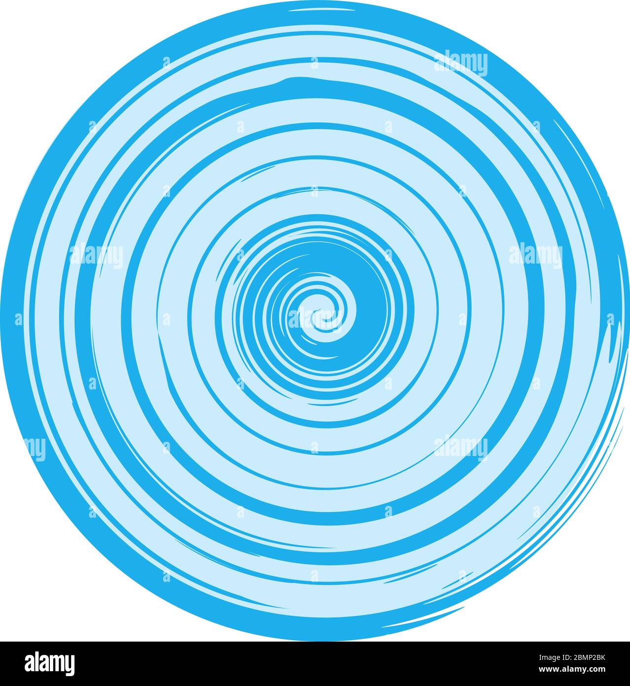 Elemento di disegno astratto della turbolenza. Movimento a spirale, rotazione e rotazione. Illustrazione vettoriale con effetto dinamico. Illustrazione vettoriale in stock Illustrazione Vettoriale