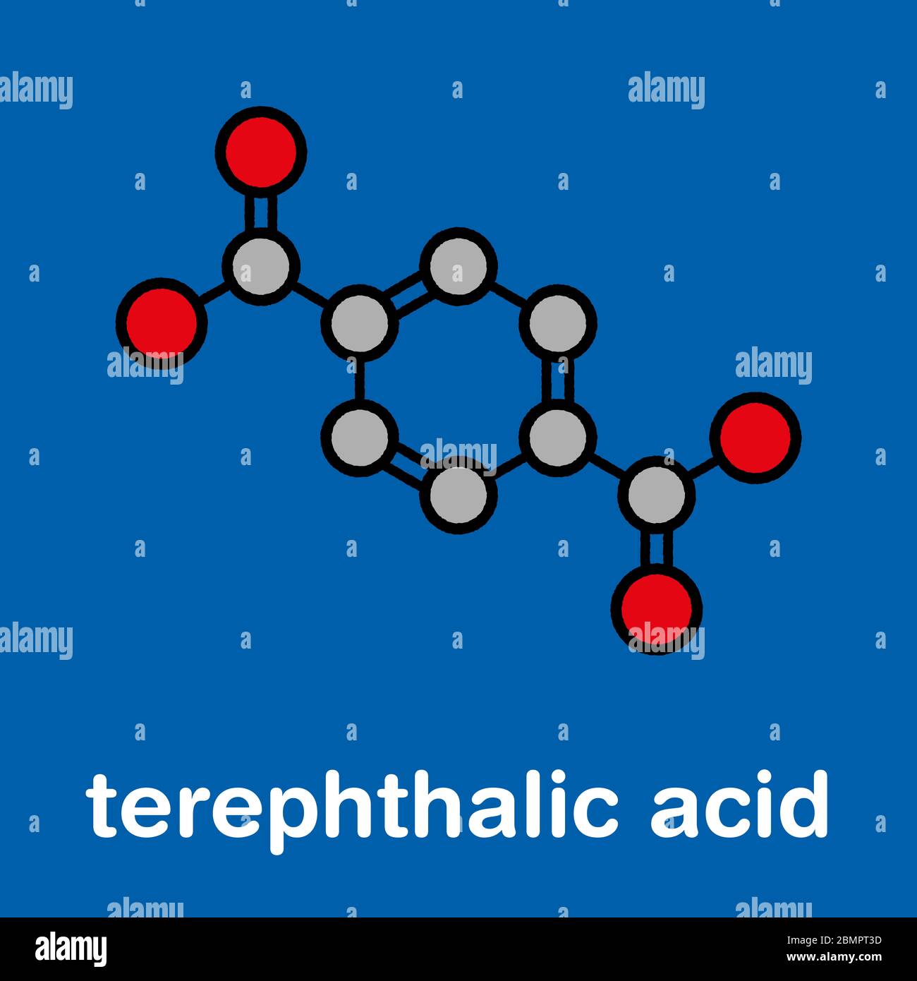 Acido tereftalico, poliestere (PET, polietilene tereftalato) edificio in materiale plastico monoblocco. Foto Stock