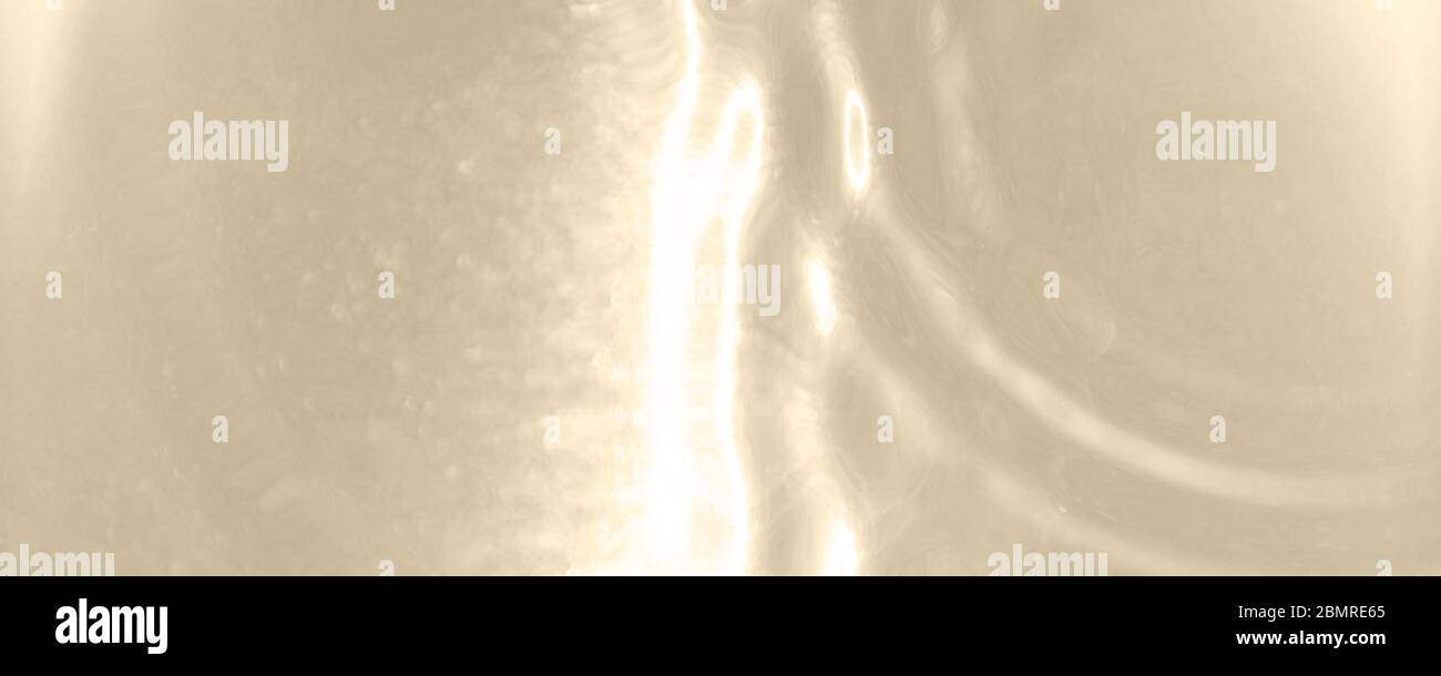 Liscio elegante color crema tessuto di seta background.tessuto morbido. Illustrazione 3d panoramica realistica Foto Stock