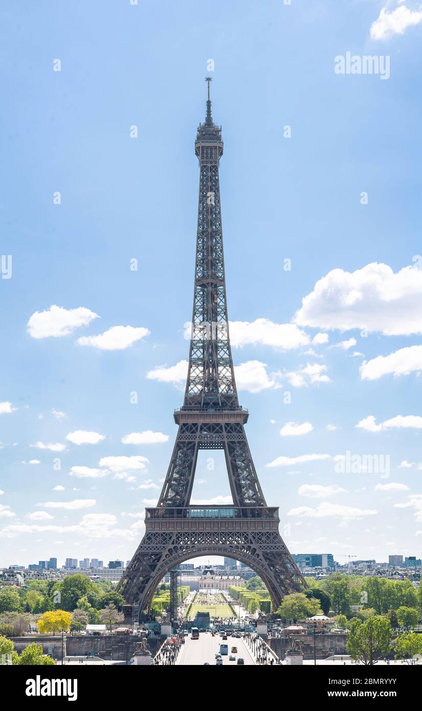 Parigi. Francia - 15 maggio 2019: Torre Eiffel a Parigi. Francia. La migliore destinazione in Europa. Foto Stock