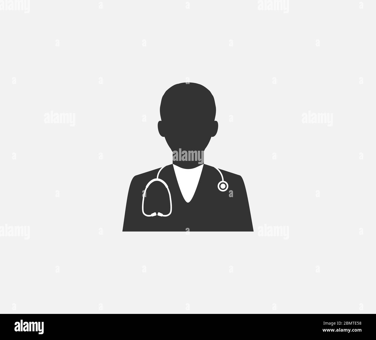 Medico, salute, medico icona. Illustrazione vettoriale, design piatto. Illustrazione Vettoriale