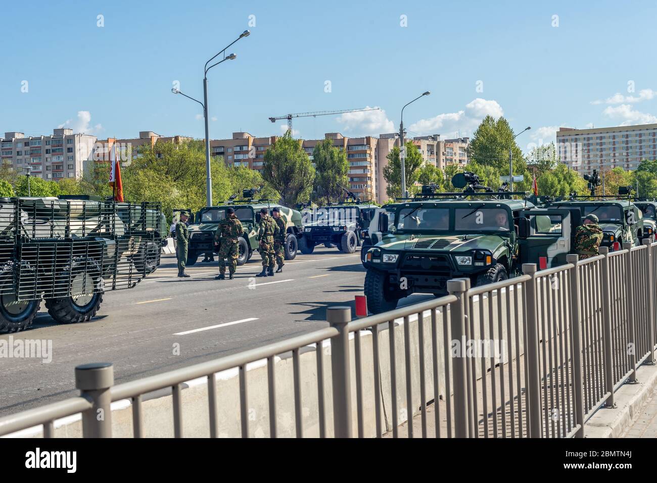 Minsk, Bielorussia 05.09.2020 /2020 Minsk Victory Day Parade Foto Stock