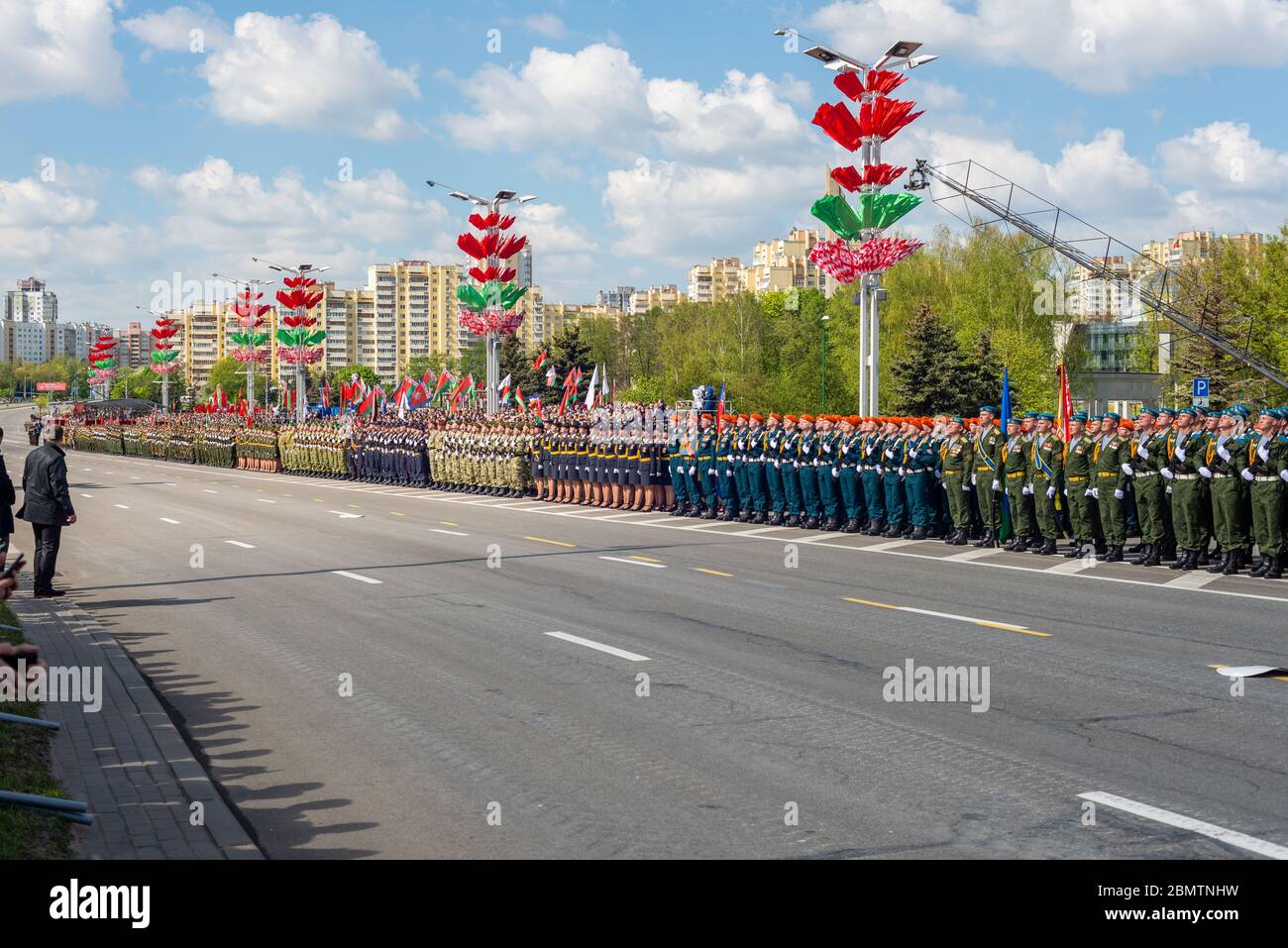 Minsk, Bielorussia 05.09.2020 /2020 Minsk Victory Day Parade Foto Stock