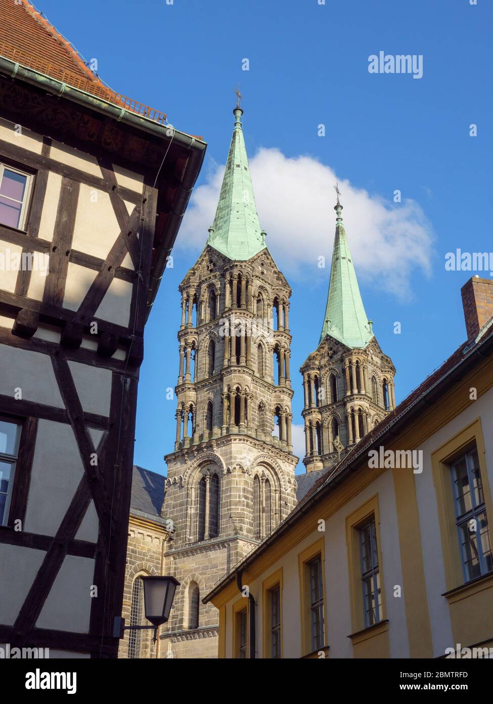 Bamberger Dom, Bamberg, Bayern, Deutschland Foto Stock