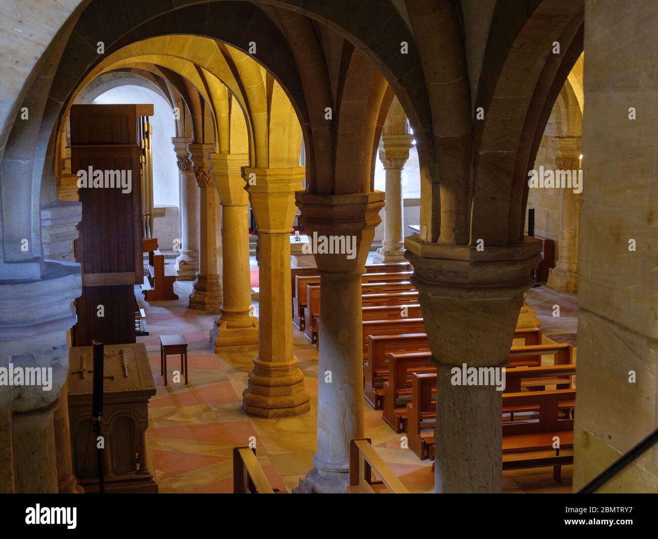 Bamberger Dom, innen, Crypta, Bamberg, Bayern, Deutschland Foto Stock