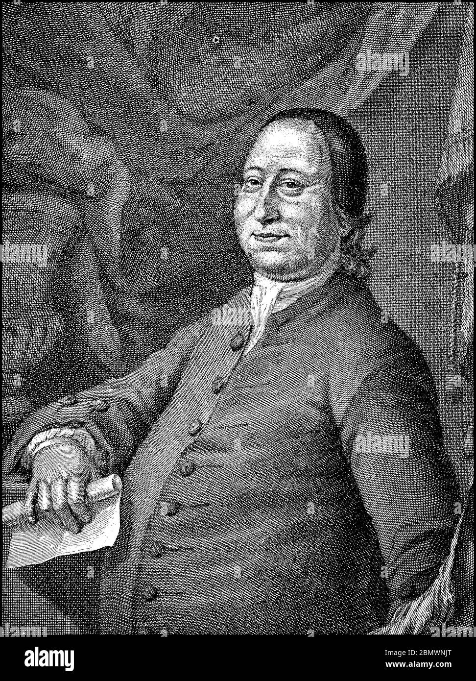 Ludwig Friedrich Julius Conte del 23 settembre Zinzendorf 1721 – 4 ottobre 1780, è stato un . 23 1721 settembre - 4. Oktober 1780, war ein österreichischer Staatsmann, Historisch, storico, digitale migliorata la riproduzione di un originale del 19 ° secolo / digitale Reproduktion einer Originalvorlage aus dem 19. Jahrhundert, Foto Stock