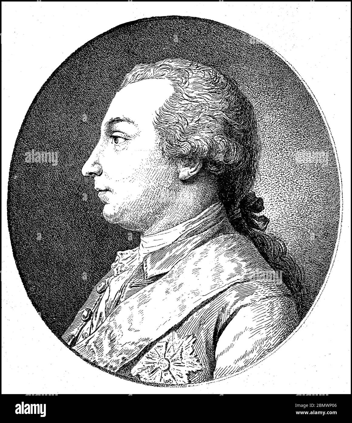 Ivan Shuvalov, Ivan Ivanovic Shuvalov, 12 novembre 1727 – Iwan Iwanowitsch Schuwalow, 26 novembre 1797, è stato un conte russo, favorito dell'imperatrice Elisabetta di Russia, promotore dell'educazione e fondatore dell'Università di Mosca e dell'Accademia di Arte di San Pietroburgo / Iwan Iwanowitsch Schuwalow, Ivan Ivanovic Šuvalov, 12. Novembre 1727 - 26. Novembre 1797, guerra ein russischer Graf, Favorit der Kaiserin Elisabeth von Russland, Förderer der Aufklärung und Begründer der Universität Moskau und der Petersburger Kunstakademie, Historisch, storico, digitale migliorata riproduzione di un originale del 19 ° secolo / cifre Foto Stock