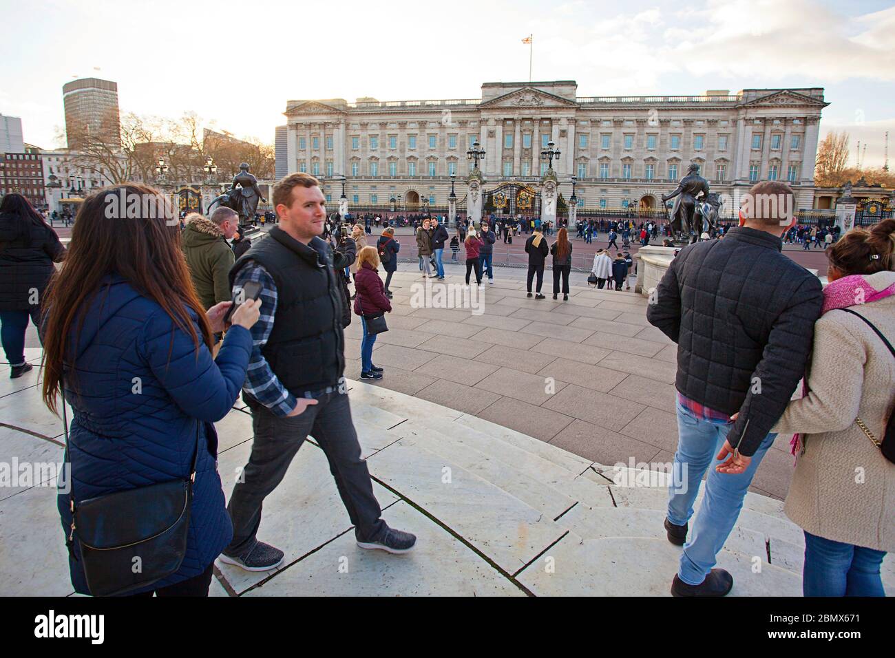 Buckingham Palace di Londra Foto Stock